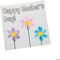 Mother’s Day Card Making Thumbprint Flower Craft Kit for Kids – 12 Pack DIY Greeting Cards with Washable Stamp Pads, Classroom Spring Craft Set Ages 6–12